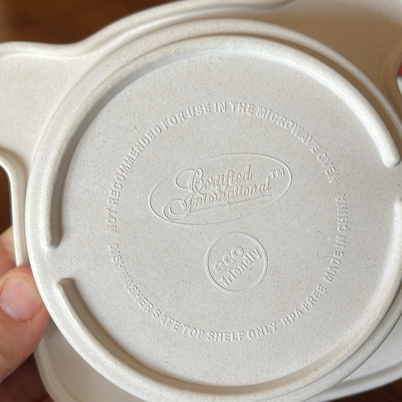 Monkey Kids Plate and Bowl Set / Certified Intl Bamboo Fiber - Picture 3 of 3